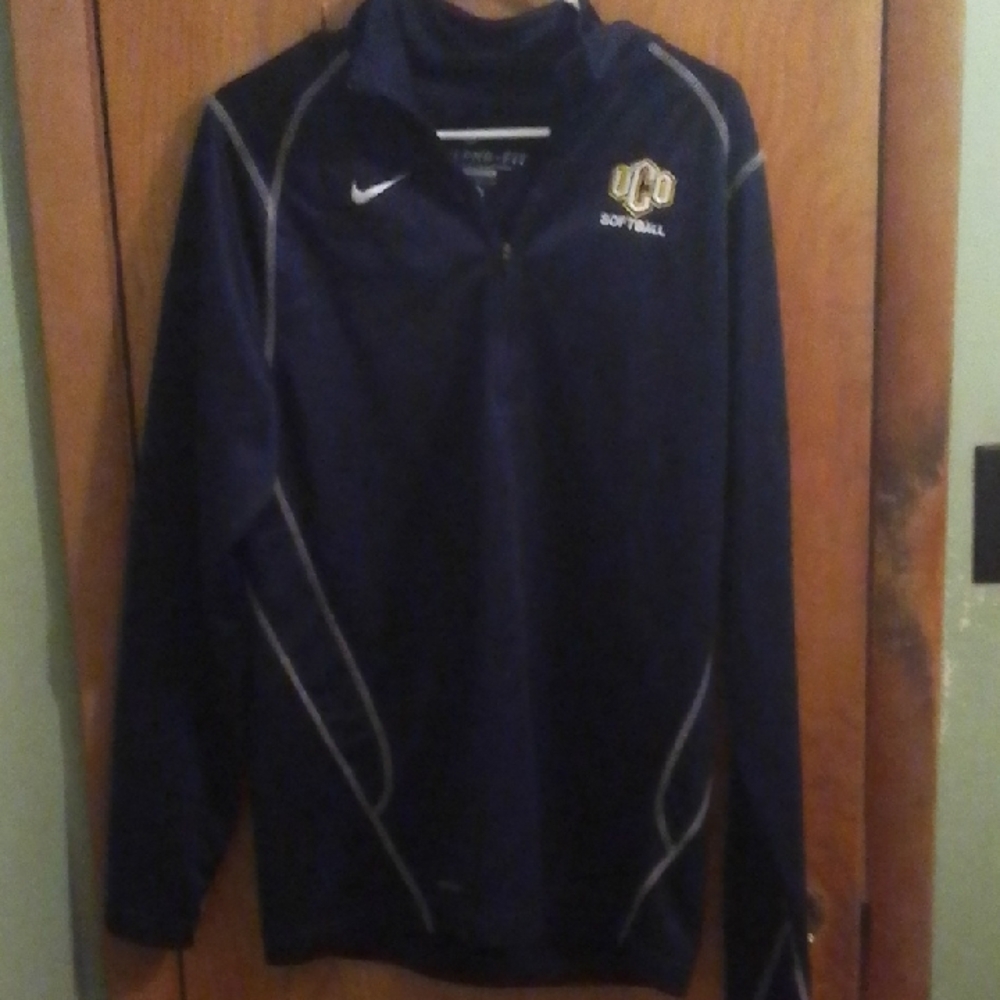 Nike UCO Softball Navy 1/4 zip up Jacket‎